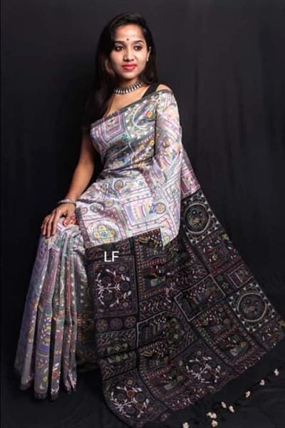 Kanjivaram silk saree in ruby hue